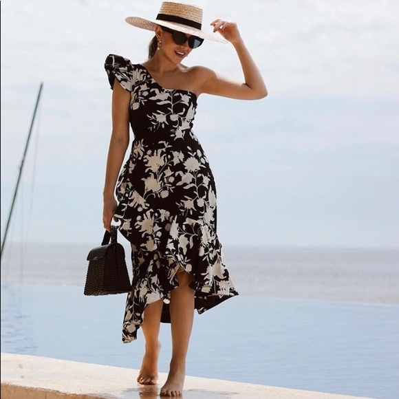 NWT Johanna Ortiz x H&M One-Shoulder Swimsuit - Picture 6 of 15